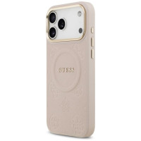 Guess Peony Hot Stamp MagSafe Case for iPhone 17 Pro Max - Pink