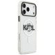 Karl Lagerfeld IML Choupette Sketch Logo MagSafe Case for iPhone 17 Pro Max - Clear