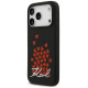 Karl Lagerfeld Silicone Heart Sign Logo MagSafe Case for iPhone 17 Pro - Black