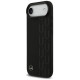 Mercedes Leather Laurel Leaves MagSafe Case for iPhone Air - Black