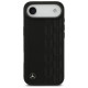 Mercedes Leather Laurel Leaves MagSafe Case for iPhone Air - Black