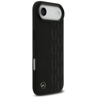 Mercedes Leather Laurel Leaves MagSafe Case for iPhone Air - Black