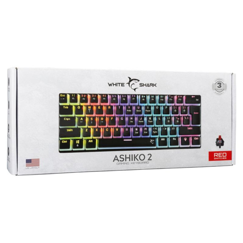 White Shark GK-2202 Ashiko-2 Black/Red US