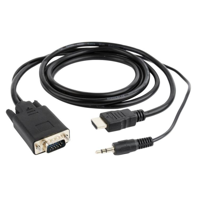 Gembird CABLE HDMI-VGA +3.5MM/3M A-HDMI-VGA-03-10 GEMBIRD