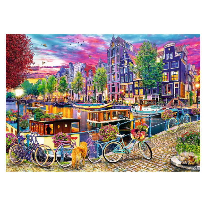 Trefl Pužļu komplekts Eiropas galvaspilsētas, 2x500 gab.