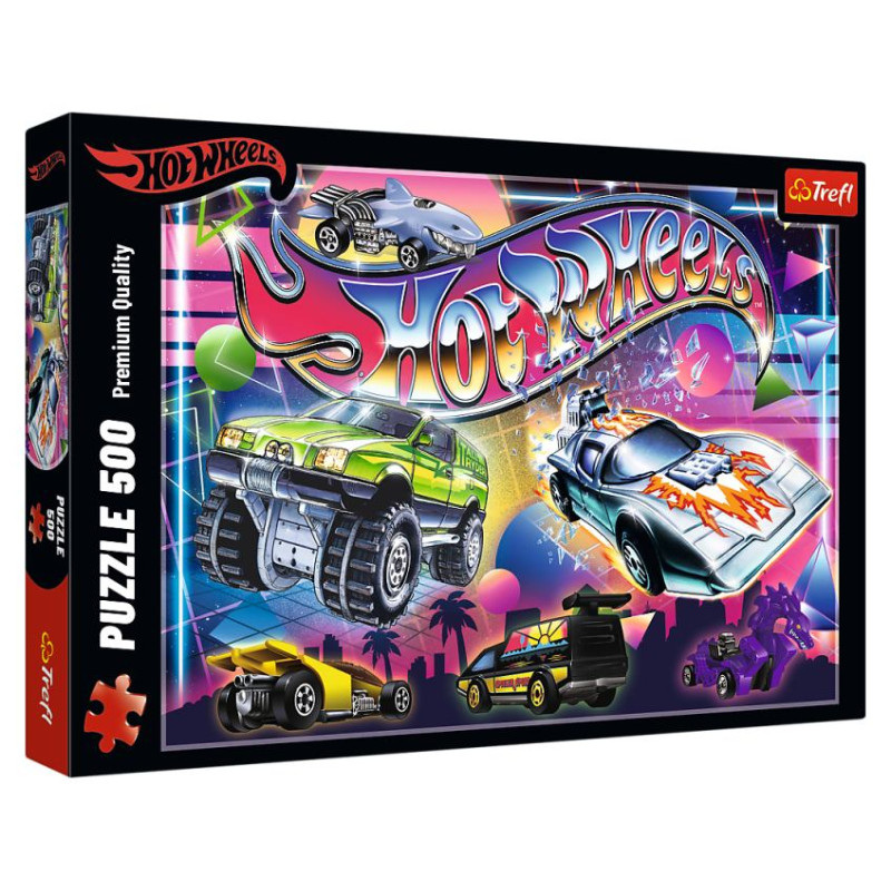 Trefl HOT WHEELS Puzle, 500 gab.