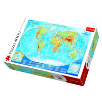 Trefl Pusle World Map, 4000 gab.