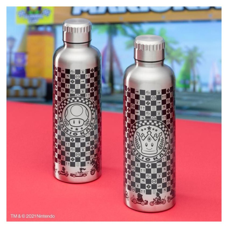 Paladone Mario Kart Metal Water Bottle