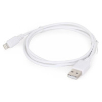 Gembird CABLE LIGHTNING TO USB2 2M/WHT CC-USB2-AMLM-2M-W GEMBIRD