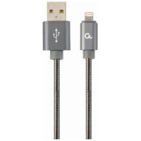 Gembird CABLE LIGHTNING TO USB2 2M/CC-USB2S-AMLM-2M-BG GEMBIRD