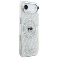 Karl Lagerfeld IML Karl Head Logo MagSafe iPhone Air Case - Gray