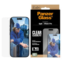Panzerglass Classic Fit EasyAligner Tempered Glass for iPhone 17 Pro