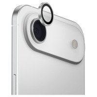 Uniq Optix Aluminum Camera Lens Protector for iPhone Air with Applicator - Silver