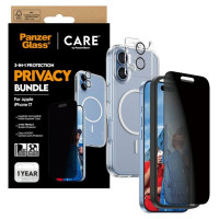 Panzerglass CARE by PanzerGlass Flagship Privacy 3-in-1 Case + Privacy Glass + Lens for iPhone 17