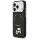 Karl Lagerfeld Karl & Choupette Pins MagSafe Case for iPhone 17 Pro - Black