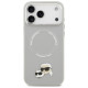 Karl Lagerfeld Karl & Choupette Pins MagSafe Case for iPhone 17 Pro - Gray