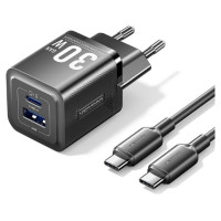 Vention MOBILE CHARGER WALL USB +CABLE/30W 2P TZ-FEQB0-EU-01 VENTION