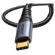 Joyroom Audio Transfer Series SY-A07 Mini Jack 3.5mm/USB-C Cable 1.2m - Black