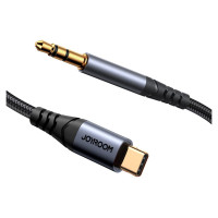 Joyroom Audio Transfer Series SY-A07 Mini Jack 3.5mm/USB-C Cable 1.2m - Black