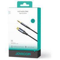 Joyroom Audio Transfer Series SY-A07 Mini Jack 3.5mm/USB-C Cable 1.2m - Black