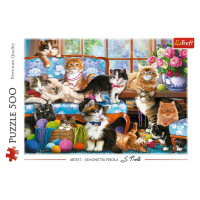 Trefl Puzle Kaķi, 500 gab.