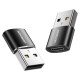 Joyroom adapter from USB Type C (female) to USB (male) 2 pcs. black (S-H152 Black)