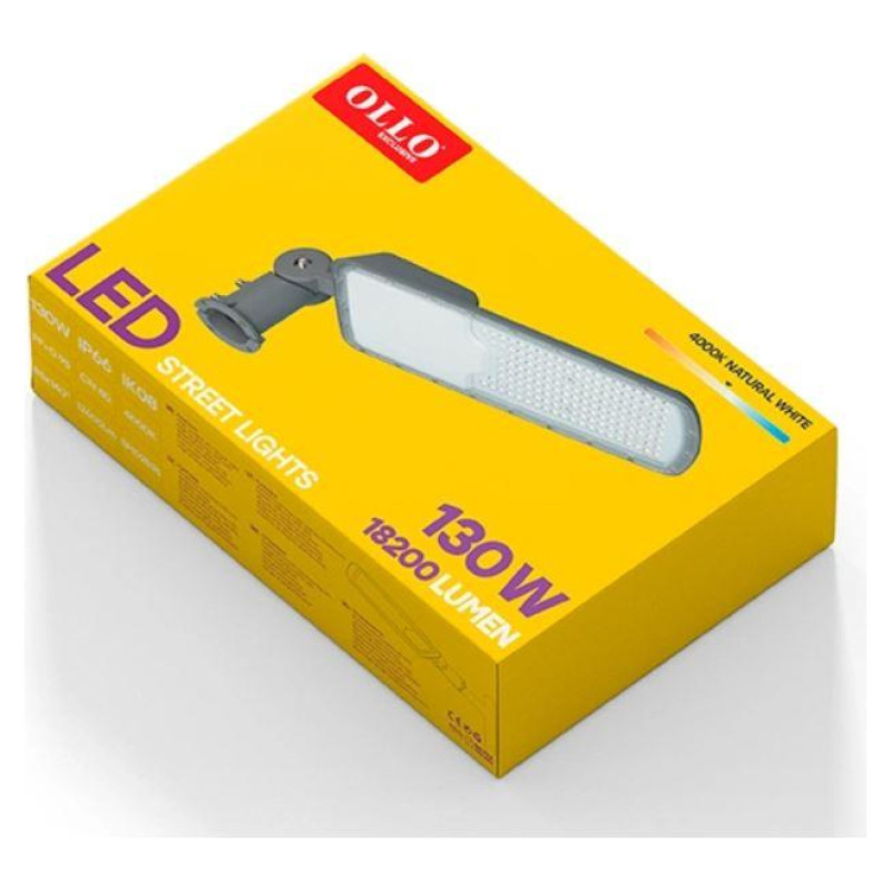 Ollo Lamp|OLLO|Power consumption 130 Watts|Luminous flux 18200 Lumen|4000 K|AC100-277V, 50-60Hz|VS702-130W