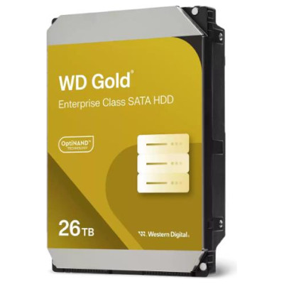Western Digital HDD|WESTERN DIGITAL|Gold|26TB|SATA|512 MB|7200 rpm|3,5"|WD261KRYZ