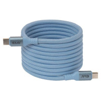 Club3D CABLE USB-C TO USB-C 2M/MAGNETIC BLUE CAC-3030 CLUB3D