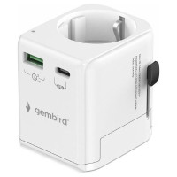 Gembird POWER ADAPTER GROUNDED 20W/WHT TPA-EU1A1C20-01-W GEMBIRD