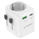 Gembird POWER ADAPTER GROUNDED 20W/WHT TPA-EU1A1C20-01-W GEMBIRD