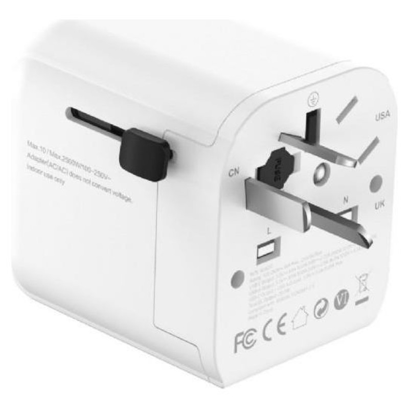 Gembird POWER ADAPTER GROUNDED 20W/WHT TPA-EU1A1C20-01-W GEMBIRD
