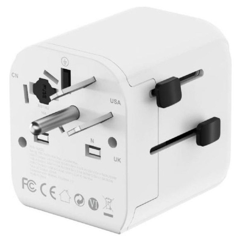 Gembird POWER ADAPTER GROUNDED 20W/WHT TPA-EU1A1C20-01-W GEMBIRD