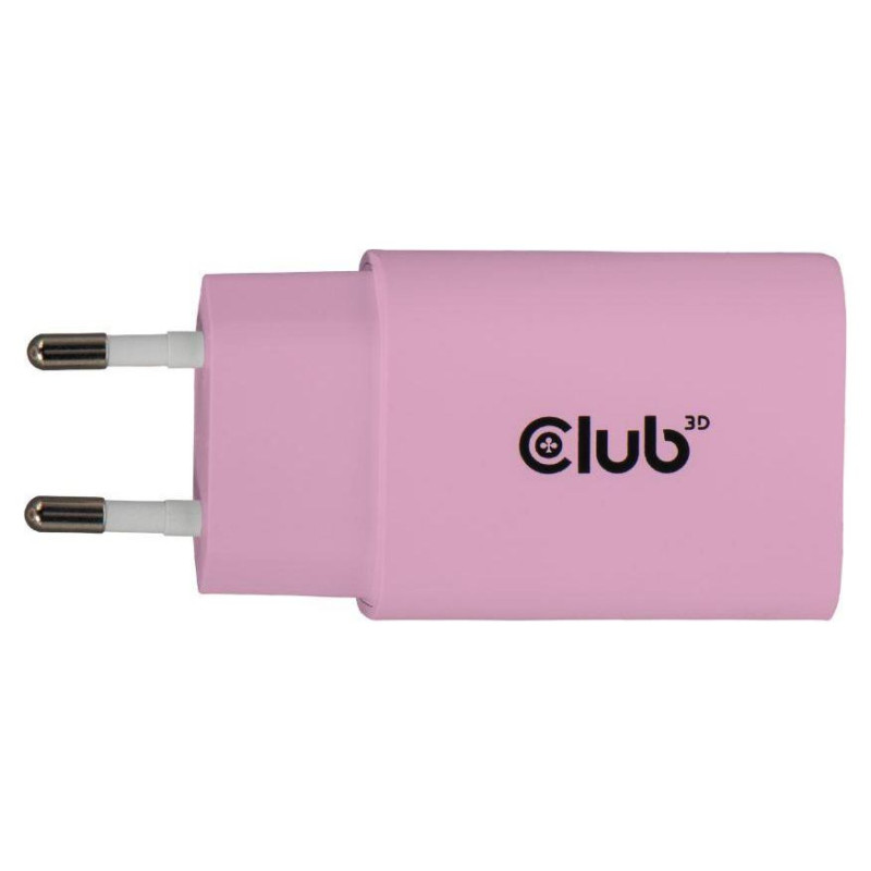 Club3D MOBILE CHARGER WALL USB-C/2PACK 30W PINK CAC-3021 CLUB3D