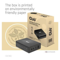 Club3D MOBILE TRAVEL CHARGER USB-C/132W GAN CAC-1906 CLUB3D