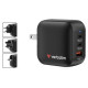 Verbatim Lādētājs Verbatim Universal Mini GaN Wall Charger 70W UK + EU