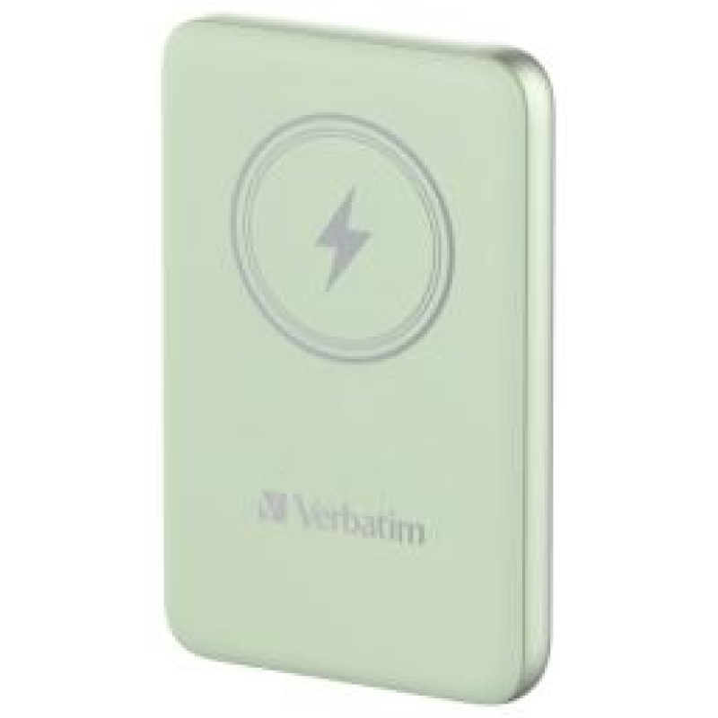 Verbatim Enerģijas krātuve Verbatim Charge n Go 10000mAh Magnetic Wireless Charge Green 20W