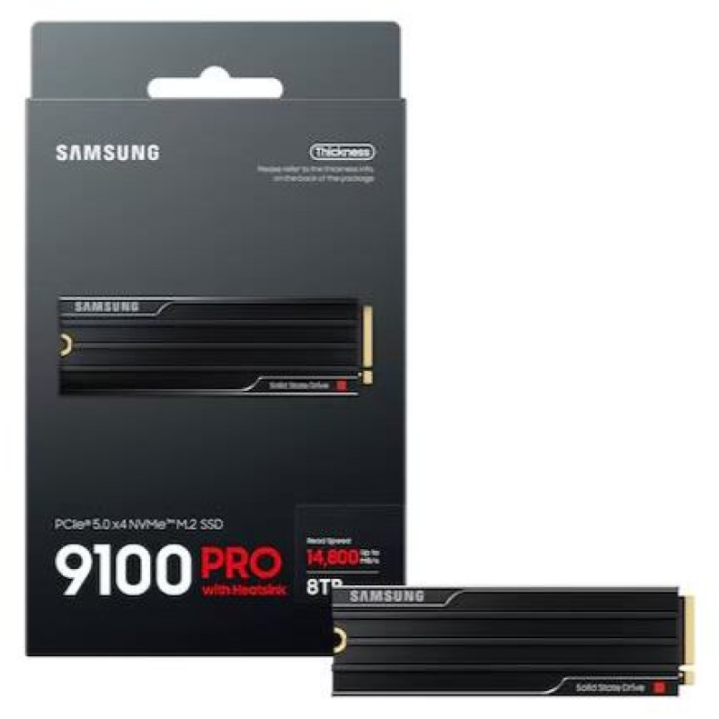 Samsung SSD PCIE G5 M.2 NVME 8TB/9100 PRO MZ-VAP8T0CW SAMSUNG