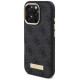 Guess 4G Logo Plate MagSafe Case for iPhone 16 Pro Max - Black