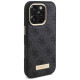 Guess 4G Logo Plate MagSafe Case for iPhone 16 Pro Max - Black