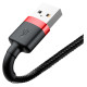 Baseus Cafule USB-A / Lightning 2.4A QC 3.0 cable 1 m - black and red
