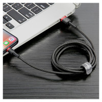 Baseus Cafule USB-A / Lightning 2.4A QC 3.0 cable 1 m - black and red