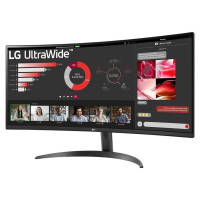 LG LCD Monitor|LG|34"|Curved/21 : 9|Panel VA|3440x1440|21:9|100 Hz|5 ms|Tilt|34WR50QK-B