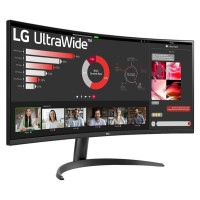 LG LCD Monitor|LG|34"|Curved/21 : 9|Panel VA|3440x1440|21:9|100 Hz|5 ms|Tilt|34WR50QK-B
