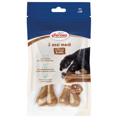 Record Papildbarība suņiem MEDIUM Kauli 13cm 2gb