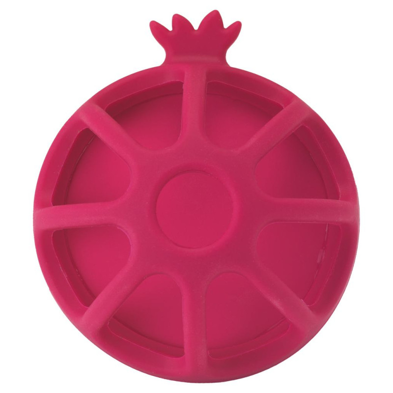 Infantino Silikona grabulis un zobu riņķis, granātābols