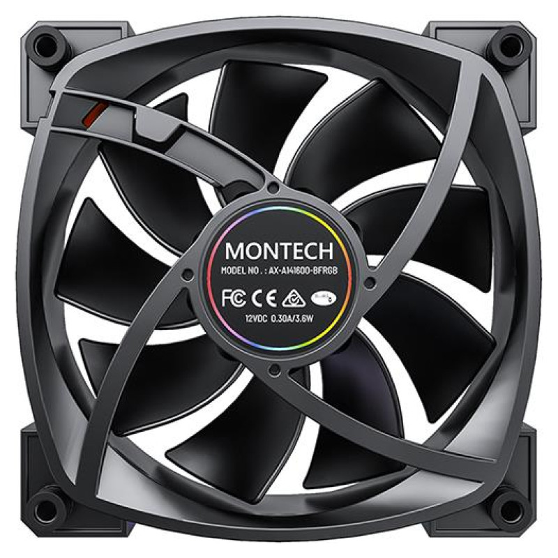 Montech CASE FAN 140MM/AX140 PWM BLACK MONTECH