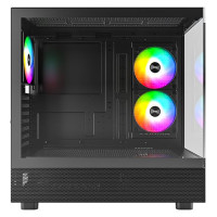 Montech Case|MONTECH|XR|MidiTower|Not included|ATX|MicroATX|MiniITX|Colour Black|XR(B)