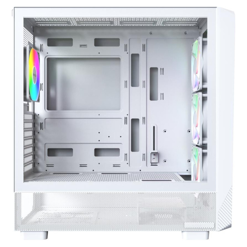 Montech Case|MONTECH|X5|MidiTower|Case product features Transparent panel|Not included|Colour White|X5(W)
