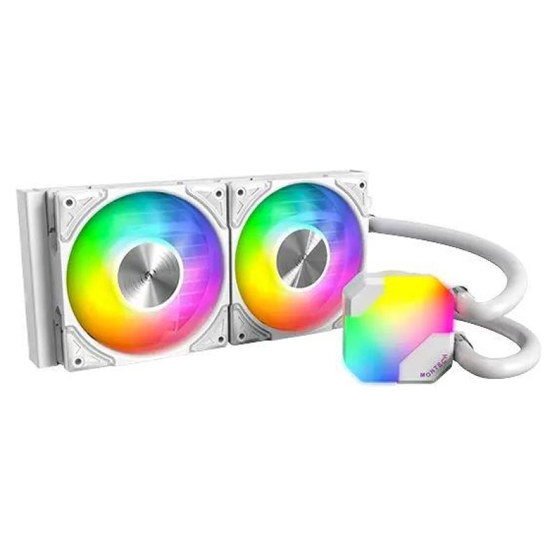 Montech CPU COOLER MULTI SOCKET WHITE/HYPERFLOW ARGB 240 (W) MONTECH